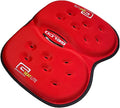 G Seat LITE Travel Gel Foam Cushion | Back Pain, Sciatica, Pressure Relief | Relieves Tailbone Discomfort, Promote Healthy Posture | Ergonomic Comfort | Car, Commute, Airplane and Travel - Red