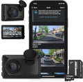 Garmin Dash Cam X110 Compact 1080p HD Camera | 140° FOV, Clarity Polarizer, Voice Control, GPS, 2.4" Display, Automatic Incident Detection Recording | Signature Series 64GB Micro SDXC Card