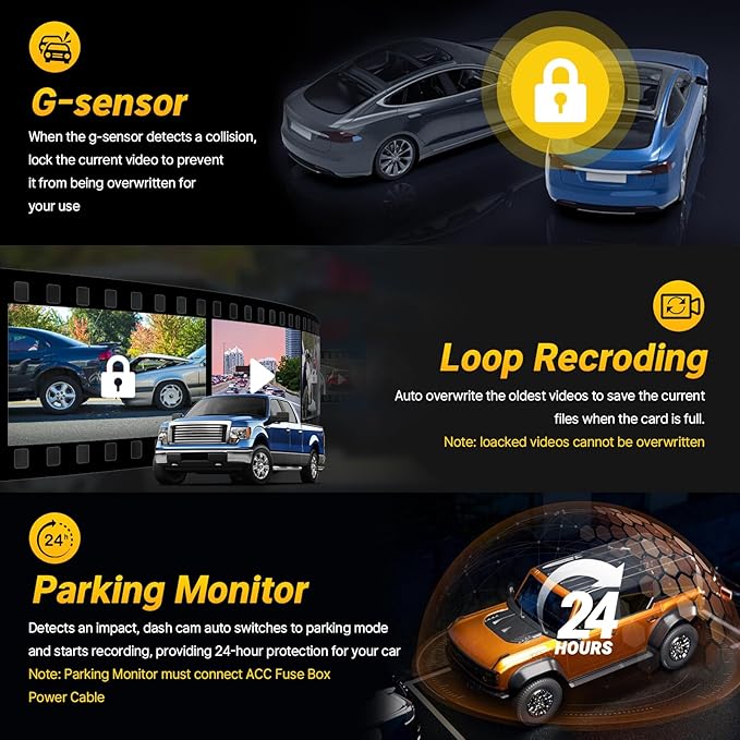 4K Dash Cam fit for Honda CR-V 2023 2024 2025 2026 Sport Touring EX EX-L Hybrid (Gen6), UHD 2016P, OEM Look, In-dash WiFi & APP, Loop Recording, G-Sensor, 24H Parking Monitor, 128GB Card-Grey