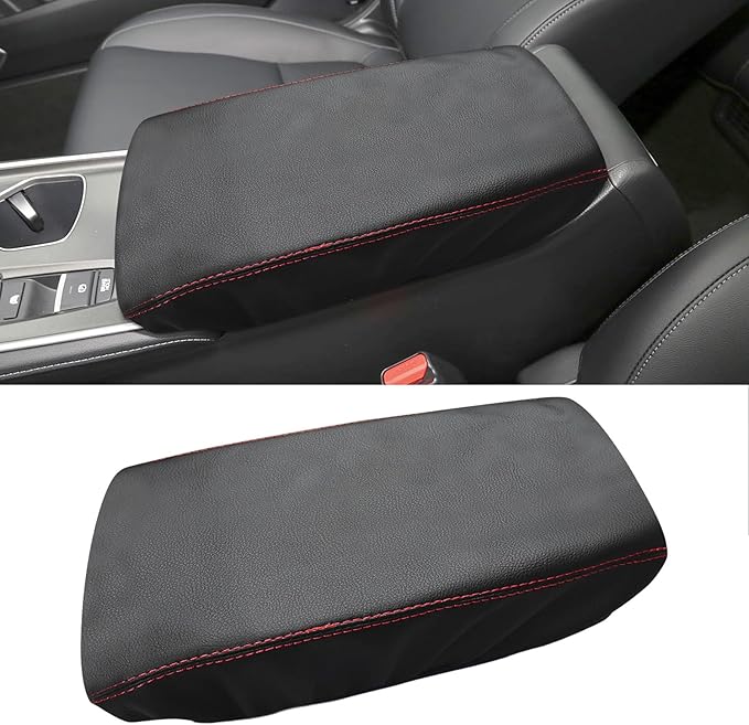 Compatible with Center Console Armrest Cover for Honda Accord 2018 2019 2020 2021 2022 Leather Arm Rest Storage Box Lids Cushion Protector Pad