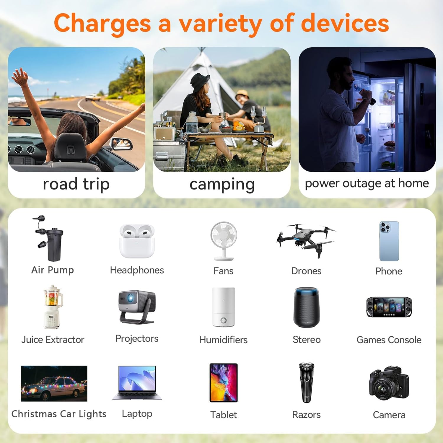 ALLWEI 300W Car Power Inverter DC 12V to 110V AC for Vehicles Converter USB-C PD65W/18W Fast Charging Ports Car Charger Adapter (Black)