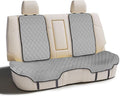 FH Group Neosupreme Automotive Seat Cushions - Universal Fit, Rear Car Seat Cushion With Non-Slip Silicone Backing for SUV, Sedan, Van - Gray