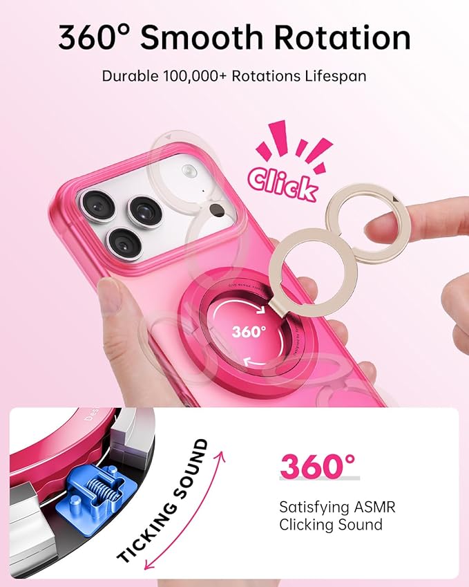 SYNCWIRE for MagSafe Phone Grip, Valentine's Galentine's Day Birthday Gifts for Her Women Mom Girlfriend Best Friends Sister Wife Teen Girl Magnetic Phone Ring Holder Kickstand