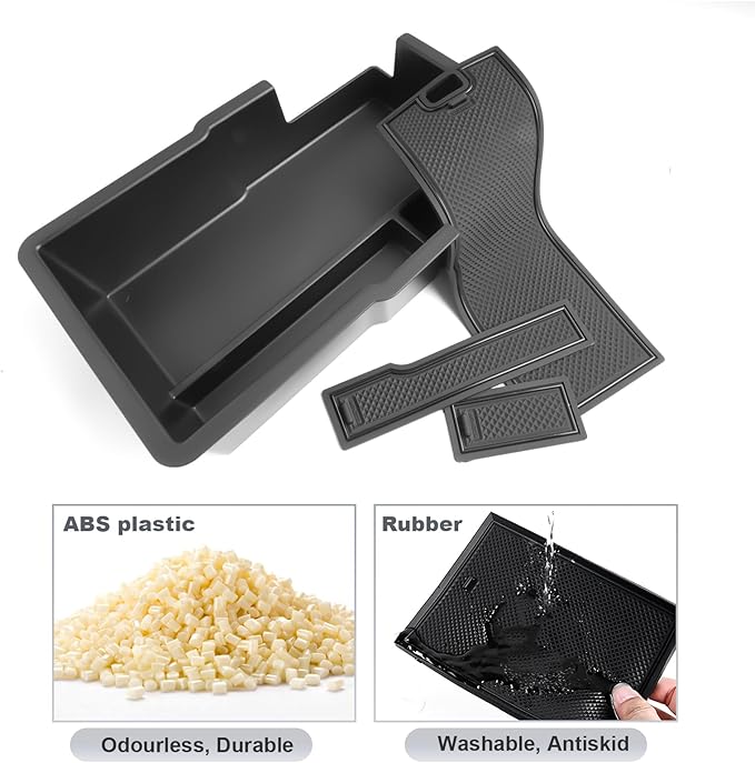 SKTU 2-Pack for 2025 2026 Chevy Equinox Accessories Center Console Organizer for 2025 2026 Chevrolet Equinox (LT/ACTIV/RS) 2025 2026 Equinox Console Tray & Lower Center Console Tray