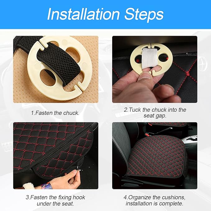 Moly Magnolia Car Seat Cover/Protector, Car Seat Cushion, Breathable, Comfort, Universal for Most Vehicles, Automotive Interior Seat Protector, Car Seat Cover for Men and Women (Coffee)
