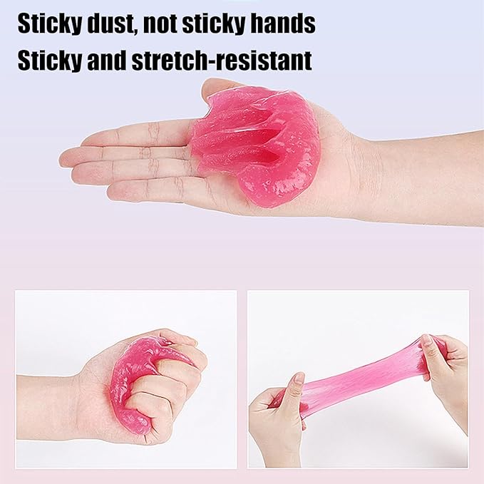 Car Gel Cleaner - Car Accessories Keyboard Cleaner, Car Cleaning Mud, Multipurpose Car Putty Auto Detailing Tools Car Interior Cleaner Accessories for All Car Interior Keyboard Cleaner