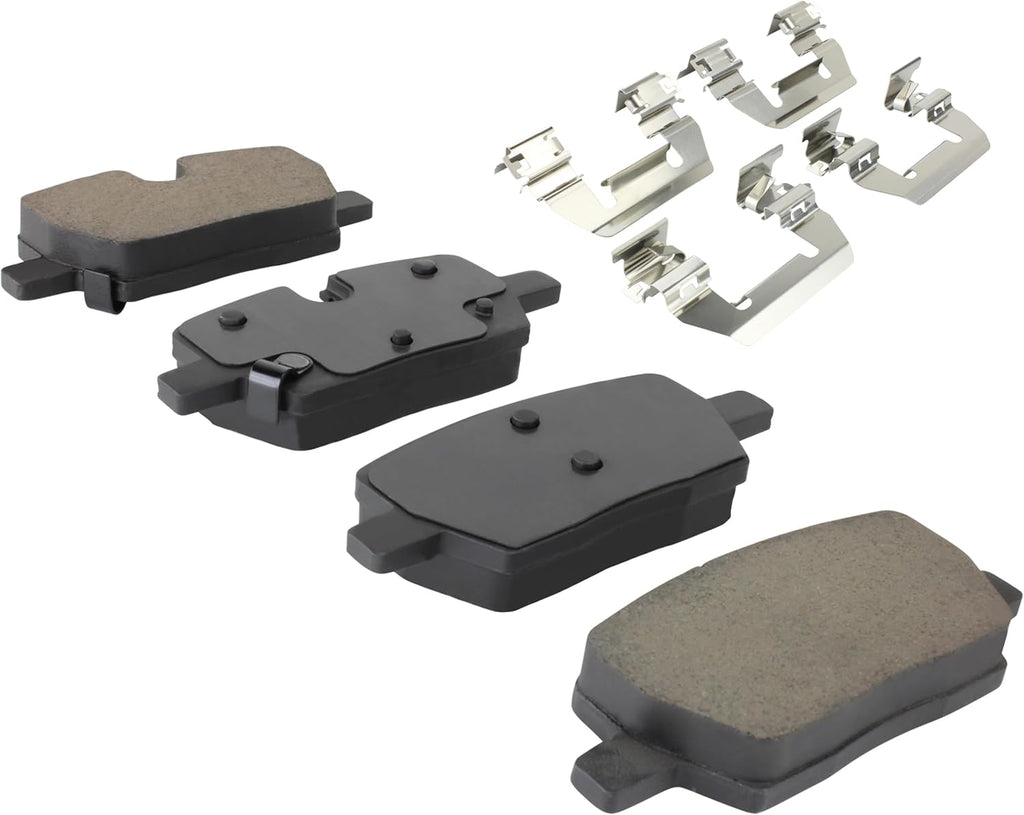 Premium Ceramic Rear Brake Pads (1001-2303C) Compatible with 2019-2024 Buick/Cadillac/Chevrolet/GMC (Acadia/Blazer/CT4/CT5/CT6/Enclave/Traverse/XT5/XT6)