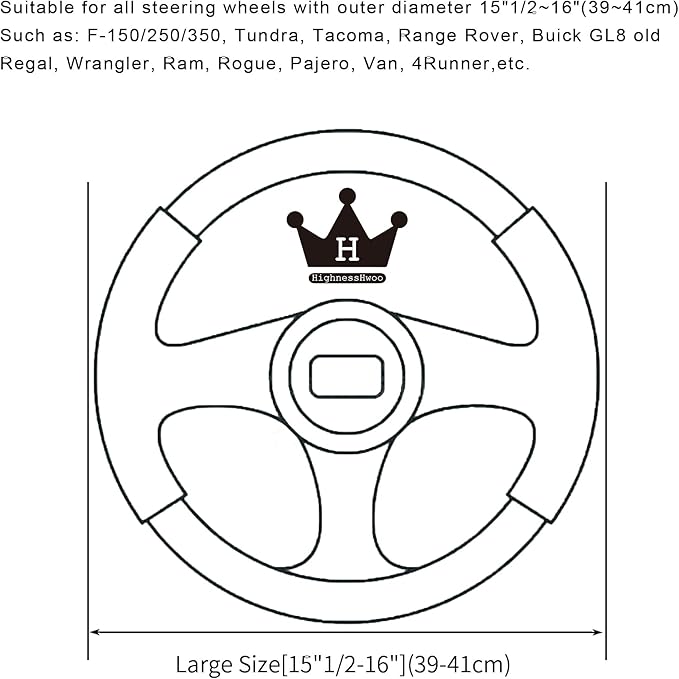 3D Car Steering Wheel Cover Comfort Grip Massage Sporty Anti-Slip Carbon Fiber Faux Leather for F150, Trucks, Jeep, Van, Car Handle Covers for All Seasons, 15.2-16in, White