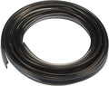 ACROPIX 3mm 0.12" 300cm 9.84ft Universal Skirt Side Glow Optic Fiber Cable Car Light Decoration Black - Pack of 1