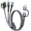 Travel Essentials for Apple Watch Charger,Multi Charging Cable for iPhone 17,iWatch Charger USB C Cord,Car Cruise RV Camping Essentials 2026 for iWatch Ultra/11&iPhone 16/15, Xbox One Cables