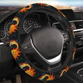 Boho Sun Moon Stars Steering Wheel Cover Women, Comfortable Elastic Steering Car Wheel Cover Fit 15 inches Universal Accessories Suvs Trucks Decor