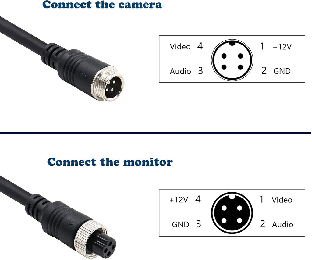 (50FT/15m) Car Video Systems,Backup Camera Cable,Backup Camera Extension CableShock Extension， AV Extension CableCCTV Rear View Camera，Car Video Extension Cable，Car Backup Monitoring System
