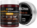 12oz Leather Recoloring Balm & 3.4oz Mink Oil Leather Conditioner kit,Maroon Leather Color Repair Kits for Couches, Leather Couch Paint Scratch Repair for Furniture Car Sofa Shoes Leather Dye