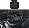 ECOZEN Center Console Organizer For 2021-2026 Chevy Tahoe/Suburban(Premier/High Country) & Yukon/Yukon XL(Denali/Denali Ultimate) Accessories Upgraded - Only Fit For Power Sliding Center Console