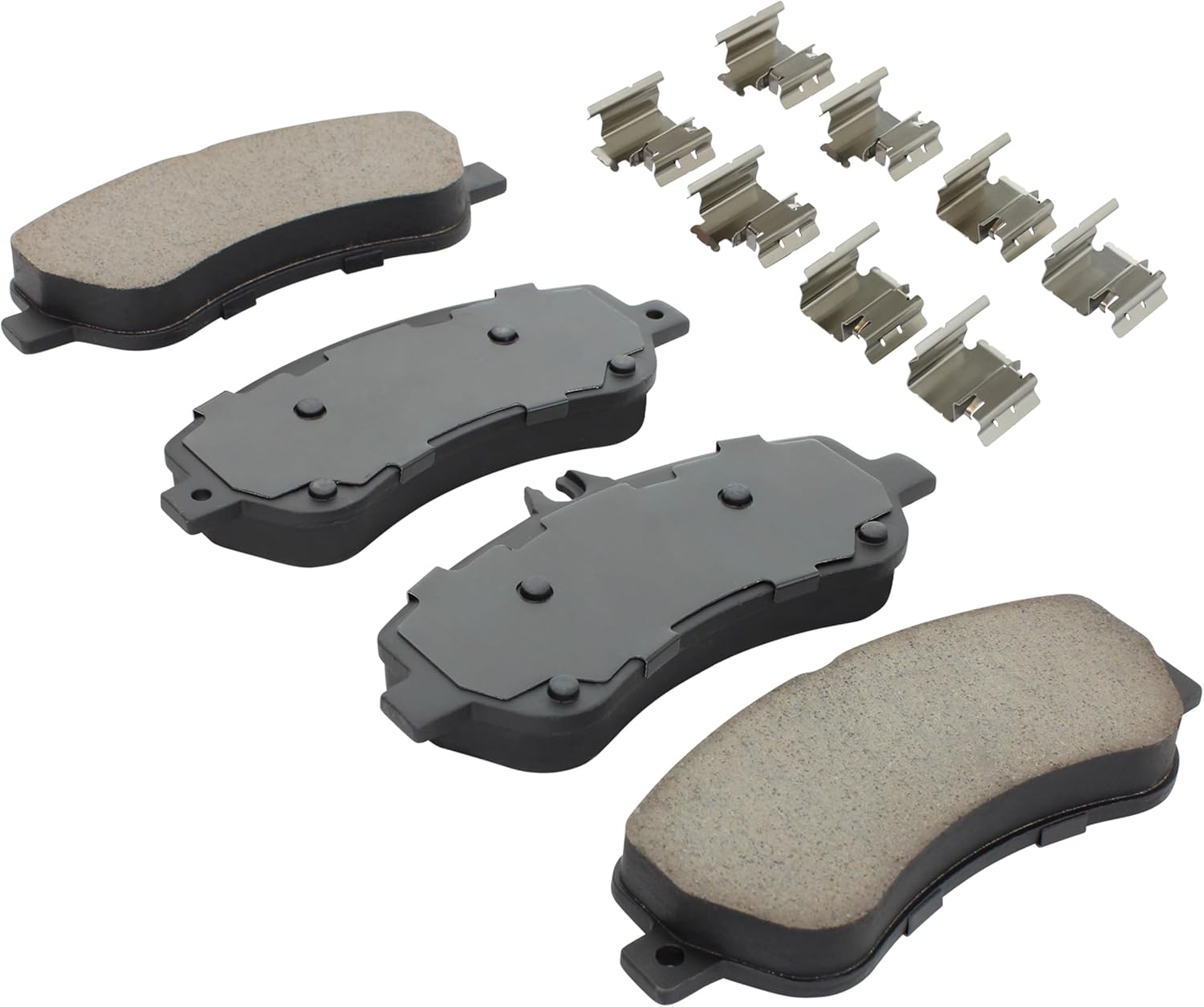 Premium Semi-Metallic Front Brake Pads (1001-1406M) Replacement for Mercedes-Benz GLK250 2015-2013, GLK300 2012-2010, GLK300 2014, GLK350 2015-2010