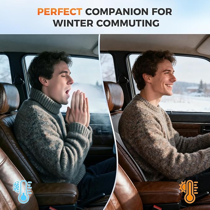 FLORICH Car Seat Covers Universal Car Seat Cushion Comfortable Leather&Plush Seat Cushion Automatic Seat Protector Fit for Car SUV Truck Van, Gray&Black