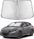 EcoNour Windshield Sunshade Compatible for Nissan Leaf 2018-2023 2024 2025, Sun Visor for Front Windshield & Window Sun Shade Cover, UV Heat Blocker & Protector, Car Accessories