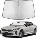 EcoNour Windshield Sunshade Compatible for Kia Stringer 2018-2021 2022 2023, Sun Visor for Front Windshield & Window Sun Shade Cover, UV Heat Blocker & Protector, Car Accessories
