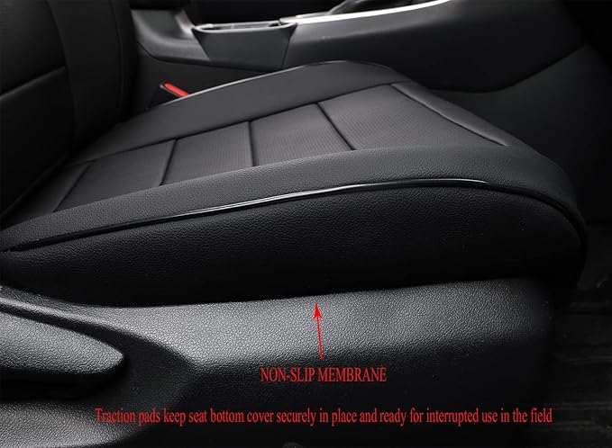 EKR Rav4 Seat Covers Custom Fit for Toyota Rav4 2021-2024 Prime SE,XSE & 2019-2025 Hybrid/PHEV SE,XSE, Leather Car Seat Cover Full Set for SUV,Faux Leather(Black)