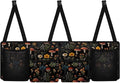 Mushroom Leaf Car Trunk Organizer, Auto Backseat Hanging Storage Bag with Adjustable Strap & 4 Pockets, Car Back Seat Cargo Bag, Car Interior Accessories