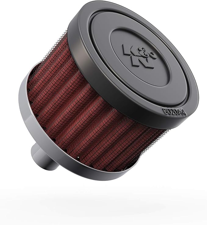 K&N Vent Air Filter/ Breather: High Performance, Premium, Washable, Replacement Engine Filter: Flange Diameter: 0.5 In, Filter Height: 1.5 In, Flange Length: 0.875 In, Shape: Breather, 62-1010