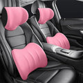 Car Headrest & Lumbar Support Cushion For Toyota Corolla Cross 2022 2023 2024, Ergonomic Car Seat Headrest Memory Foam Neck and Back Pillow Kit Breathable Removable for Driving Fatigue Relief