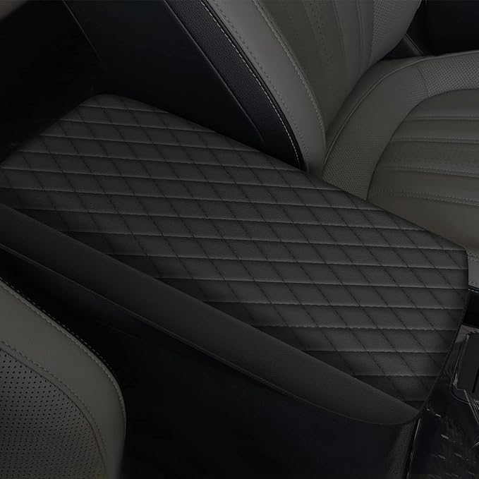 AOMSAZTO Console Pad for 2020 2021 2022 2023 2024 2025 Ford Escape Armrest Pad for Ford Escape Black
