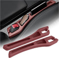 2PCS Car Seat Gap Filler Organizer,Multifunctional Car Gap Filler Organizer Storages Phone Key Avoids Things Falling,Universal Car Blocker Between Seats Car Accessories(Red)