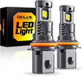 OXILAM 9004/HB1 LED Bulbs, 30000LM 800% Ultra-Bright, 6500K Pure White HB1 Fog Light, Easy Plug-N-Play Installation, 60000 HRS Lifespan, IP68 Waterproof, Pack of 2