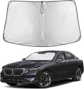EcoNour Windshield Sunshade Compatible for BMW 5 Series 2024 2025 2026 (530i, 530i xDrive, 540i xDrive, The 550e xDrive) Sun Visor for Window Sunshade Cover, UV Protector, Car Accessories