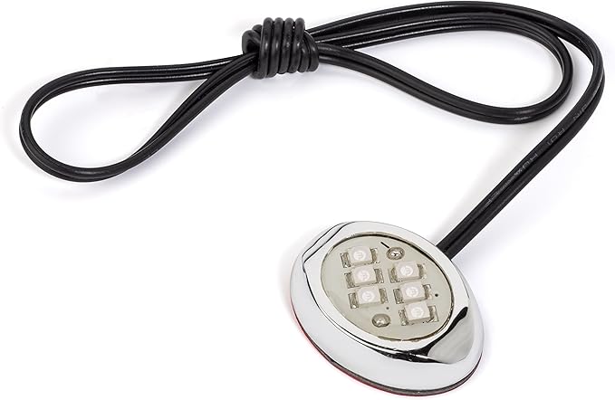 Oznium LED Modules (Round Chrome, Blue LED)