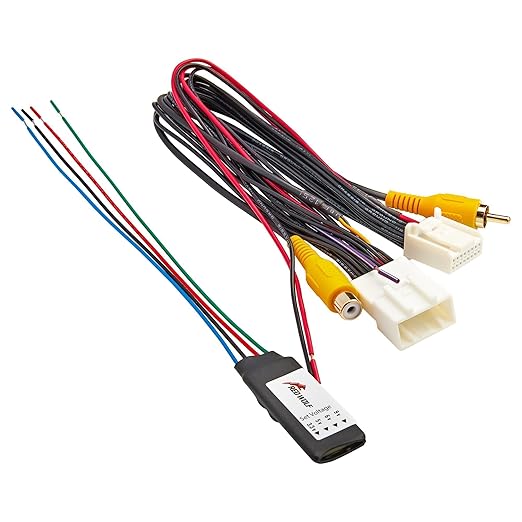 RED WOLF 16 Pin T-Harness W/Voltage Regulator Retain Factory Reverse Camera for Select 2012-2013 Toyota Prius Camry, 2014-2015 Scion tC w/12V to 6V Converter Kit Install Aftermarket Radio Stereo