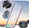 2026 Upgraded 360° Vacuum Magnetic Car Phone Holder for Magsafe [96+LBS Strongest Suction & 2800gf Strongest Magnetic], Adjustable Car Phone Mount for Your Car/Gym/Mirror/Shower for iPhone & Android