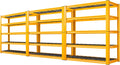 REIBII Garage Shelving Load 3000LBS, 5-Tier Storage Shelves, Adjustable Heavy Duty Metal Shelving Unit for Pantry, Basement, Warehouse, 72" H x 36" W x 16" D H, 3PC