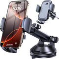 Romuto Phone Holders for Your Car Phone Holder Mount【Super Suction】Cell Phone Mount for Car Accessories for Women Men Windshield/Vent/Dash Truck Stand Desk Mount Clamp Holder for iPhone Samsung Camera