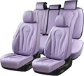 Coverado Car Seat Covers Full Set, Purple Seat Covers, Automotive Car Seat Cover, Car Seat Cushion, Car Seat Covers Front Seats Back Seat Covers, Car Seat Protector Universal Fit Most Cars