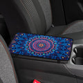 1pc Center Console Armrest Cover Pad 12.6x7.5 inch Lotus Neoprene Car Armrest Cushion Waterproof Armrests Seat Box Cover Protector for Universal Cars Vehicles SUVs