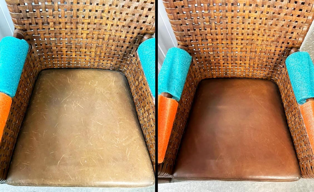 Skidmore's Leather Cream: All-Natural, Non-Toxic Leather Conditioner - Made in USA Since 1984. Water Repellent Formula Restores Leather Couches, Car Seats, Boots, Shoes, Purses, Bags, and Tack. 6 Oz