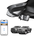 Front 4K Dash Cam Custom fit for Dodge RAM 2500/3500 2019 2020 2021 2022 2023 2024 2025 2026 (Model F), Laramie Big Horn SLT Tradesman Lone Star, UHD 2160P Video, OEM Look App & WiFi, 64GB Card