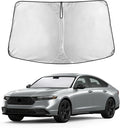 EcoNour Windshield Sunshade Compatible for Honda Accord 2023-2024 2025 2026, Sun Visor for Front Windshield & Window Sun Shade Cover, UV Heat Blocker & Protector, Car Accessories