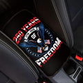 Dreaweet 250th Anniversary Car Armrest Cover Universal Fit Patriotic Eagle Center Console Cover Pad Scratch & Wear Resistant Arm Rest Cover for Car Truck SUV,250 Years of Freedom