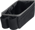 FH Group E-Z Travel Multi-Use Car Organizer with Cup Holders | Back Seat Storage Gray