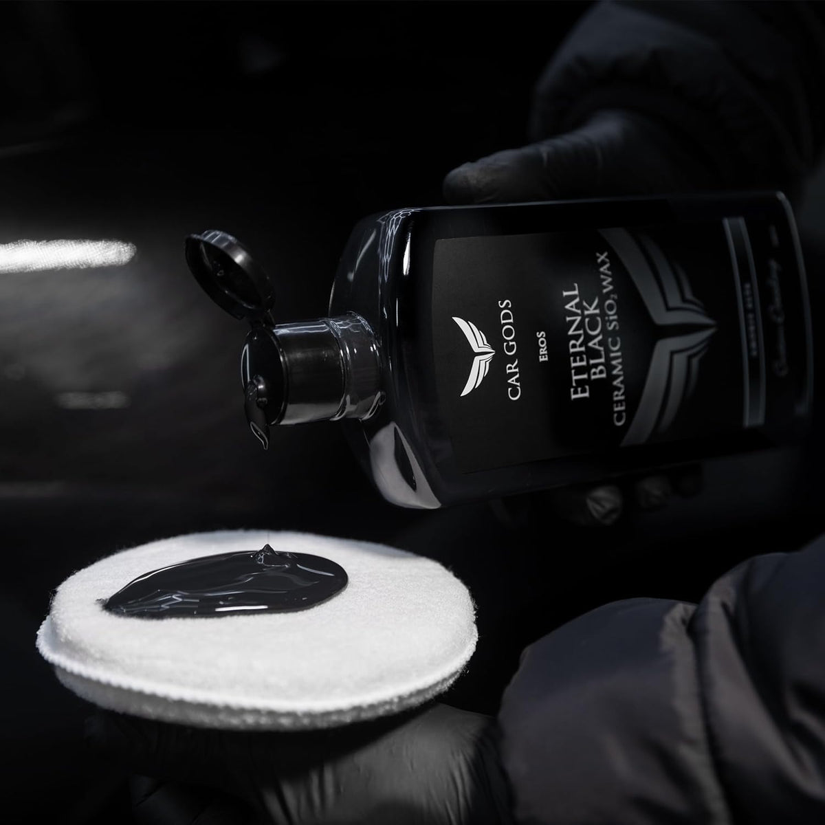 Car Gods Eros Eternal Black Ceramic SiO² Wax, 17 Fl Oz