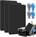 3 Pcs Extra Large Oil Drip Pan for Under Car - 35.4 x 24 x1.6 Inches, Hard Plastic Auto Oil Drip Tray, Oil Catch Pan Replacement Tray to Keep Garage Floor Show Room Driveway Safe and Clean