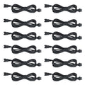 12 Pcs 4 Pin RGB Extension Cable RGB Wire for Motorcycle LED Light Underglow Kit, Compatible with ATV Car Trucks Rock Lights & Neon Strips (60 Inch)