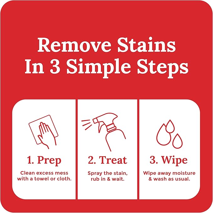 Emergency Stain Rescue Stain Remover Spray - Carpet Cleaner Spray - Wine & Coffee Stain Removal - 16 Count Pack of 1