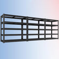 PrimeZone 72" H X 48" W X 18" D Heavy Duty Garage Shelving 5 Tier 2500 LBS Storage Shelves Adjustable Industrial Metal Wire Shelf Unit for Garage,Basement,Pantry,Warehouse,Commercial 3Pack