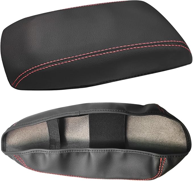 Compatible with Center Console Armrest Cover for Toyota Corolla 2014 205 2016 2017 2018 2019 Leather Arm Rest Storage Box Lids Cushion Protector Pad