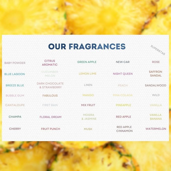 G's Breeze Pineapple Air Freshener – Juicy and Refreshing Tropical Aroma – Ideal for Home, Car, or Office – Infuse Your Space with the Sweet, Zesty Fragrance of Fresh Pineapple