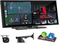 Upgraded 11" CarPlay Screen for Car, Built-in Net-Flix/YouTube/TikTok and Other Apps (No Mirroring Needed), Wireless Car Stereo for Apple Carplay & Android Auto with HD Backup Camera,OTA Updates